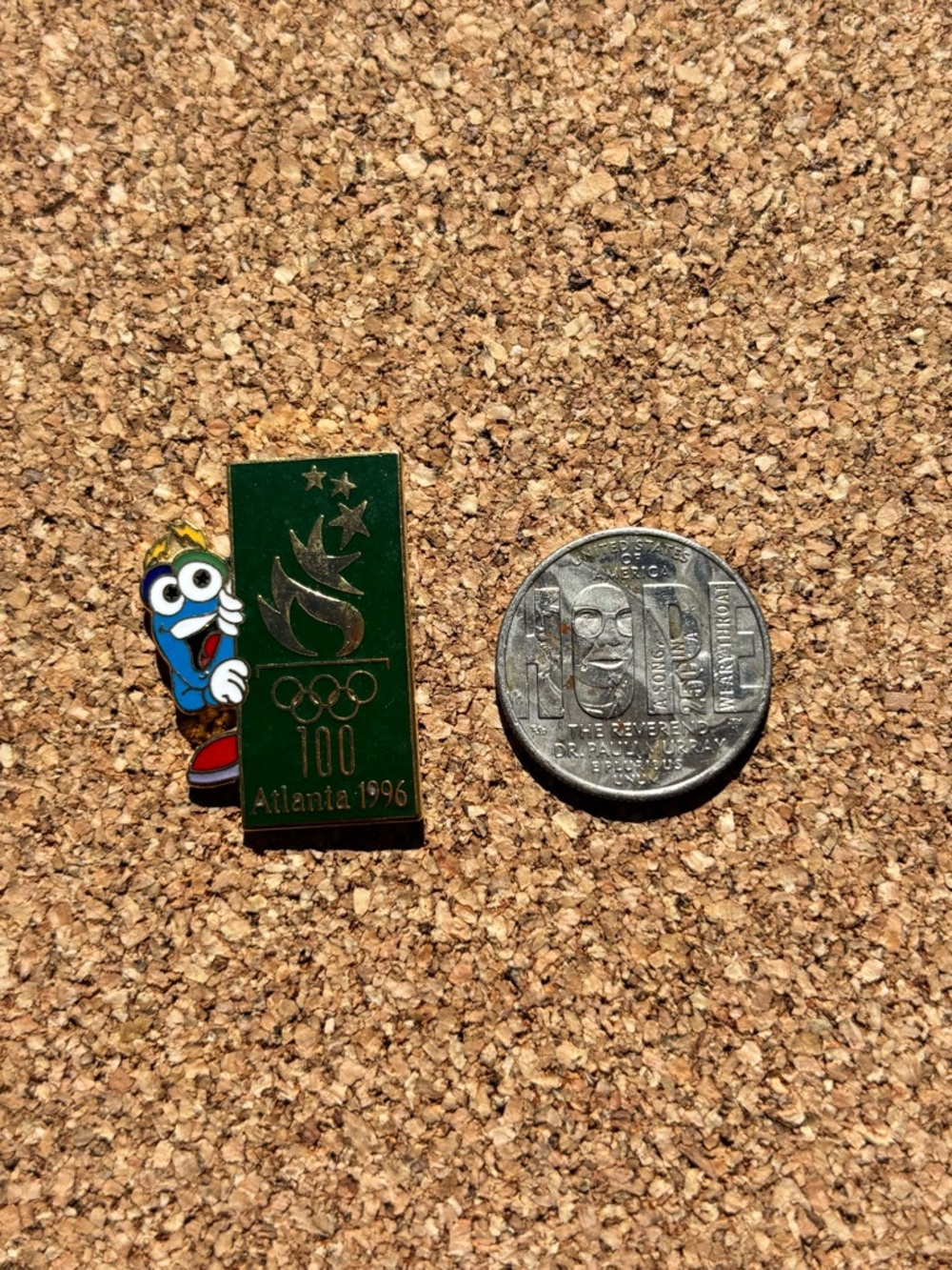Atlanta 1996 Olympic Games 100Th Mascot Izzy Enamel Pin